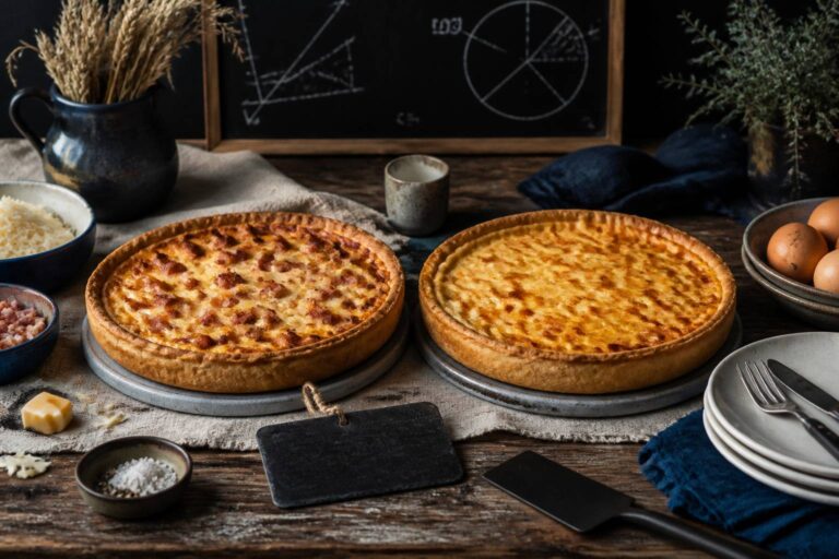 Quiche lorraine ou quiche au fromage : ce qui les sépare