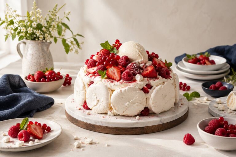 Vacherin glacé : montage, meringue et tenue au congélateur